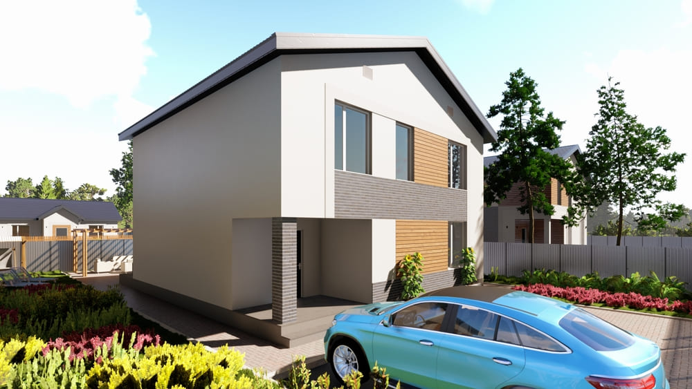 Дом 160м² (2 этажа)